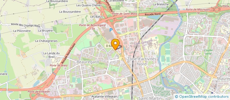 localisation de l'entreprise CENTRALE BIOMETHANE DE SAINT-BRIEUC - PLOUFRAGAN  SAINT-GREGOIRE