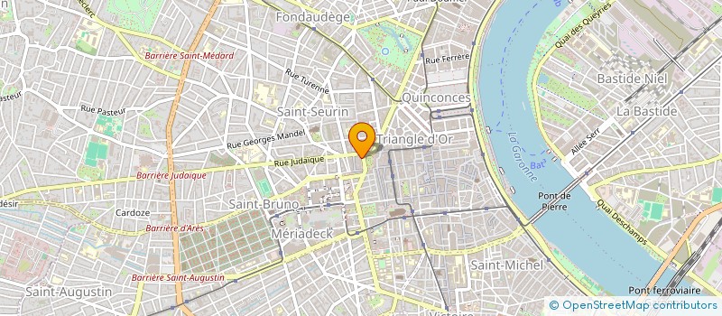 localisation de l'entreprise CENTRALE BORDELAISE DES LOCATAIRES à BORDEAUX