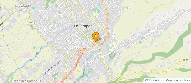 localisation de l'entreprise CENTRALE BOURBON DU LIVRE à LE TAMPON