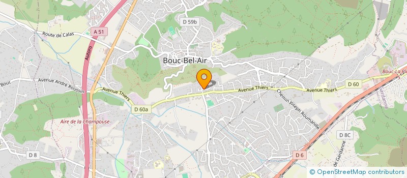 localisation de l'entreprise CENTRALE CARRELAGE SUD à BOUC-BEL-AIR