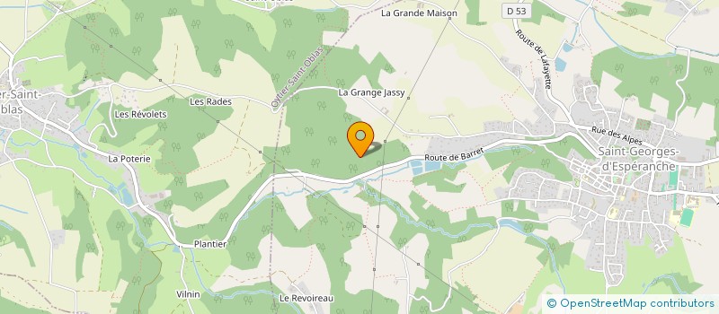 localisation de l'entreprise CENTRALE CINTRES  SAINT-GEORGES-D'ESPERANCHE