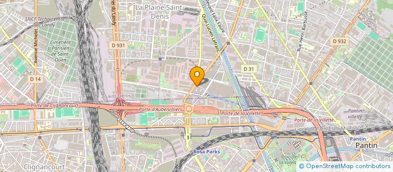 localisation de l'entreprise CENTRALE D ACHAT DES CONSOMMATEURS  AUBERVILLIERS