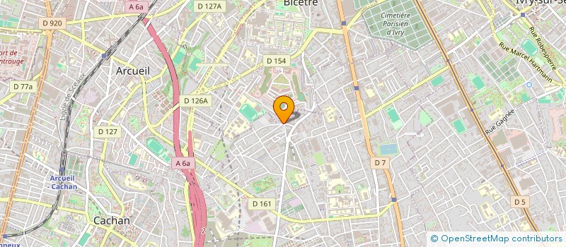 localisation de l'entreprise CENTRALE D'ACHAT REGION SUD DE PARIS  VILLEJUIF