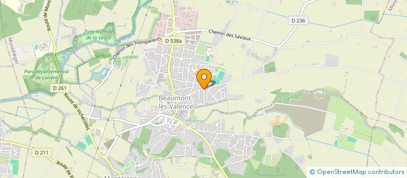 localisation de l'entreprise CENTRALE D'ACHATS DROMOISE  VALENCE