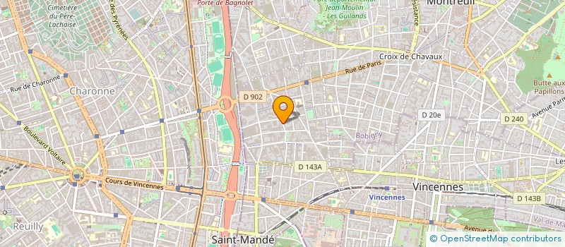 localisation de l'entreprise CENTRALE D'ACHATS ESPACE BUREAUX à MONTREUIL
