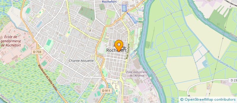 localisation de l'entreprise CENTRALE D'ACHATS ET DE SERVICES à ROCHEFORT