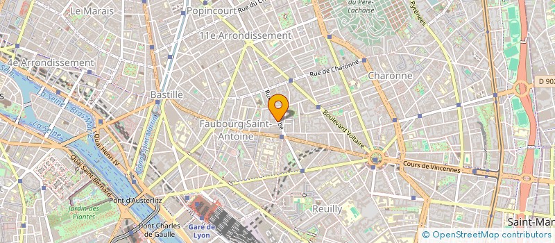 localisation de l'entreprise CENTRALE D EDITION  PARIS