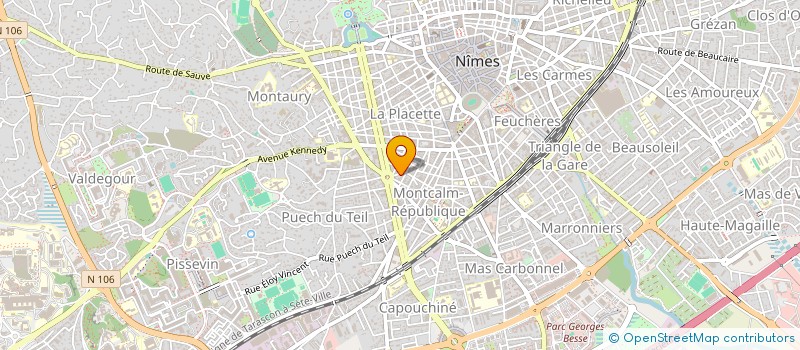 localisation de l'entreprise CENTRALE D IMMOBILIER RECHERCHE FONCIERE à NIMES