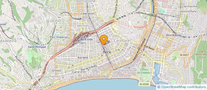localisation de l'entreprise CENTRALE D'INFORMATIONS IMMOBILIERES à NICE