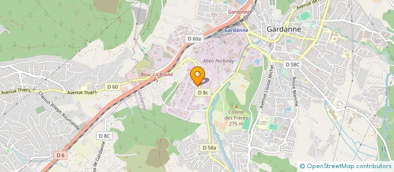 localisation de l'entreprise CENTRALE DE CONTROLE DU BATIMENT 13 à GARDANNE