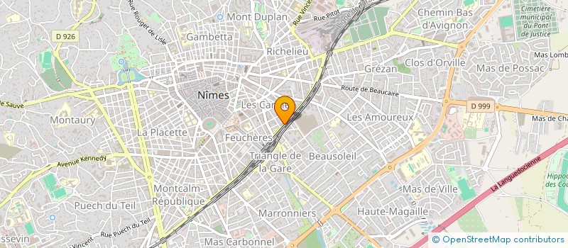 localisation de l'entreprise CENTRALE DE DIFFUSION à NIMES