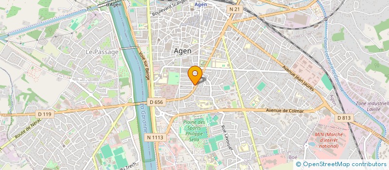 localisation de l'entreprise CENTRALE DE DISTRIBUTION AUTOMATIQUE à AGEN
