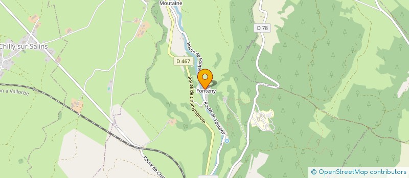 localisation de l'entreprise CENTRALE DE FONTENY  PONT-D'HERY