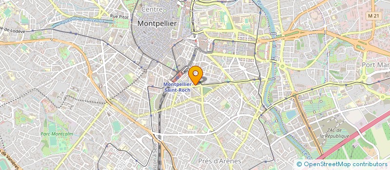 localisation de l'entreprise CENTRALE DE LA LOCATION PAP à MONTPELLIER