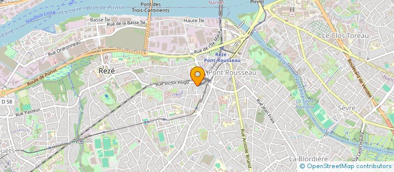 localisation de l'entreprise CENTRALE DE SERVICES APRES VENTE  REZE