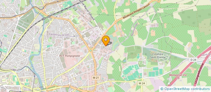 localisation de l'entreprise CENTRALE DE STOCKAGE PAR BATTERIES DE CAZERIE à CASTELNAU-LE-LEZ