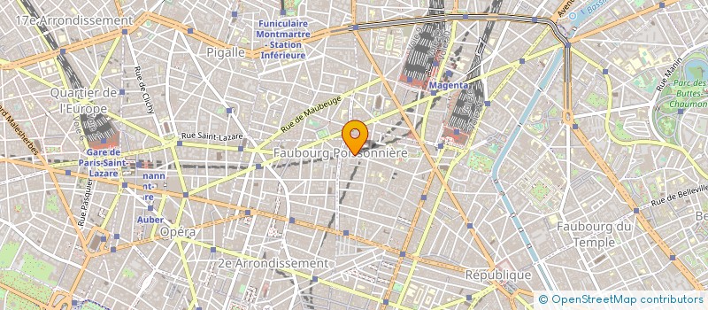 localisation de l'entreprise CENTRALE DES OPTICIENS  PARIS