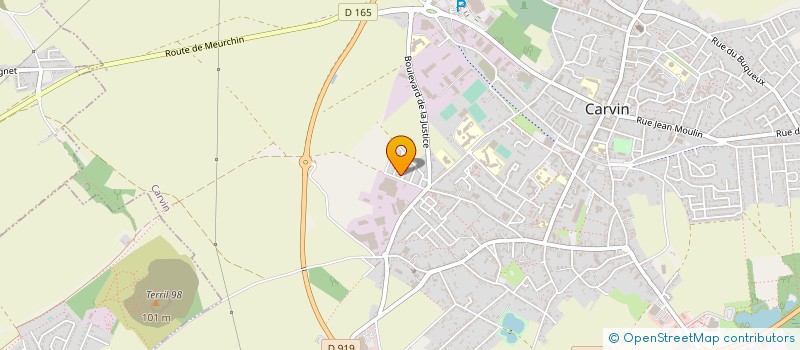 localisation de l'entreprise CENTRALE DES PALETTES ORLEANAISE à CARVIN
