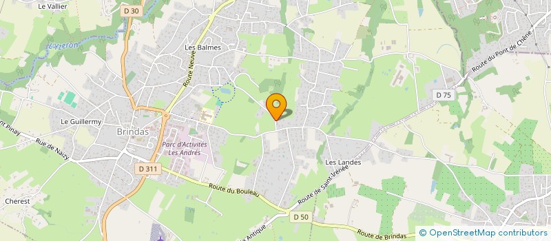 localisation de l'entreprise CENTRALE DES REVETEMENTS à BRINDAS