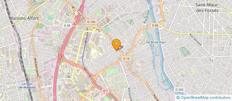 localisation de l'entreprise CENTRALE DISTRIBUTION à CRETEIL