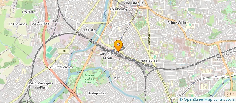 localisation de l'entreprise CENTRALE DU BIEN-ETRE ET DE LA VITALITE à LE MANS