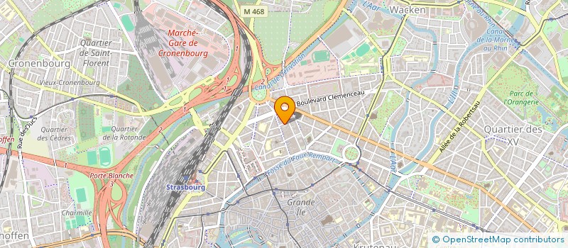 localisation de l'entreprise CENTRALE DU PAPIER RECYCLE à STRASBOURG