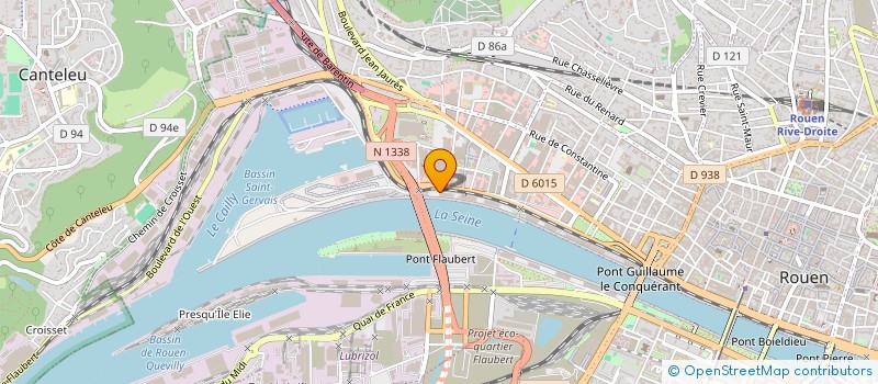 localisation de l'entreprise CENTRALE DU POIDS LOURD à ROUEN