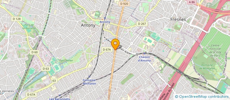localisation de l'entreprise CENTRALE ELECTRO MENAGER à ANTONY