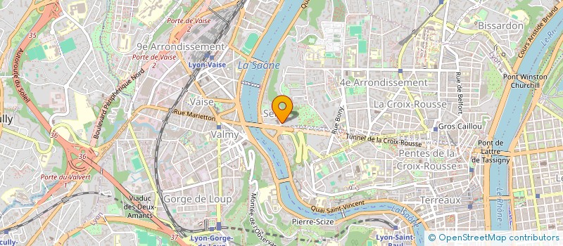 localisation de l'entreprise CENTRALE EOLIENNE DE FALVIEUX  LYON