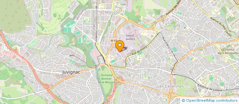 localisation de l'entreprise CENTRALE EOLIENNE DU FENOUILLEDES à MONTPELLIER