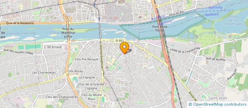 localisation de l'entreprise CENTRALE EQUIPEMENTS à ORLEANS