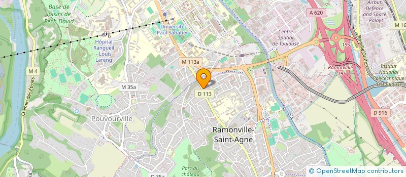 localisation de l'entreprise CENTRALE EURO INSTITUT LASER CEIL à RAMONVILLE-SAINT-AGNE