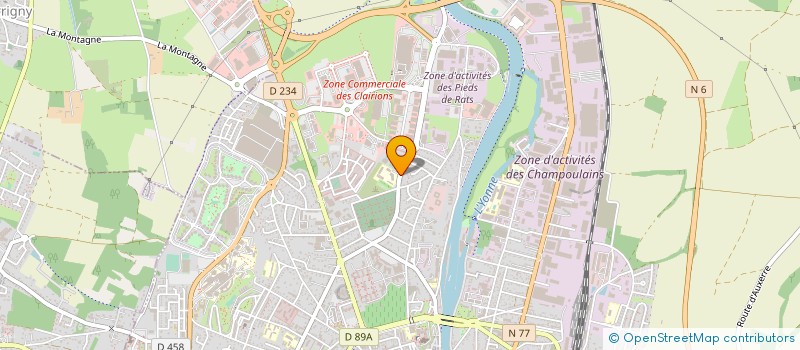 localisation de l'entreprise CENTRALE EUROPEENNE ACHAT ET DEVELOPP à AUXERRE