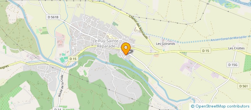 localisation de l'entreprise CENTRALE EXPERT  LE PUY-SAINTE-REPARADE