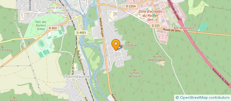 localisation de l'entreprise CENTRALE EXPRESSION à NEMOURS