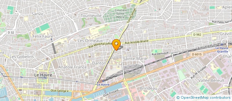 localisation de l'entreprise CENTRALE FAMILIALE  LE HAVRE