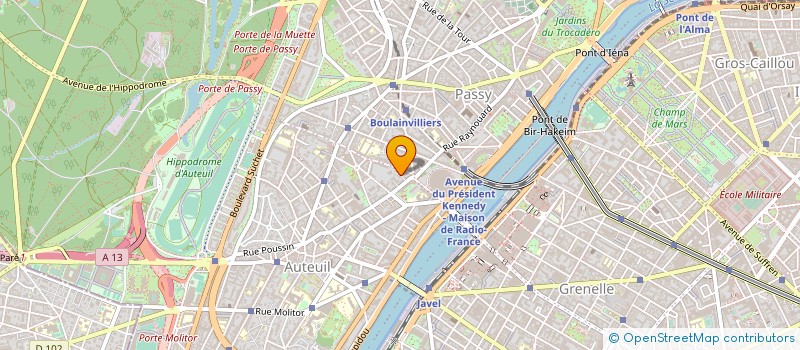 localisation de l'entreprise CENTRALE GESTION CEGES  PARIS