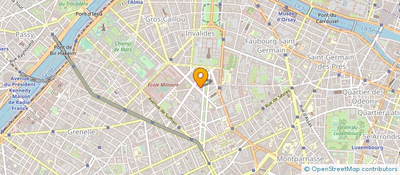 localisation de l'entreprise CENTRALE GESTION DISTRIBUTION FORMATION à PARIS