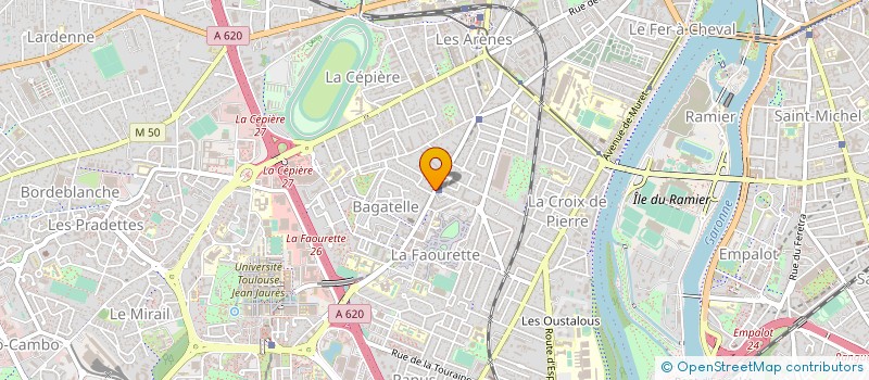 localisation de l'entreprise CENTRALE GROUPEMENT MOYENS DISTRIBUTION  TOULOUSE