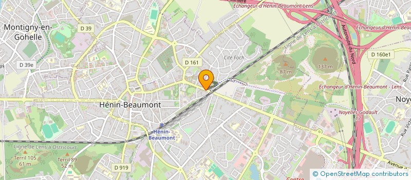 localisation de l'entreprise CENTRALE HDC à HENIN-BEAUMONT