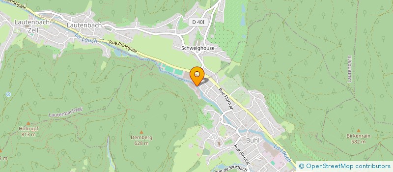 localisation de l'entreprise CENTRALE HYDRO ELECTRICITE DE BUHL  BUHL