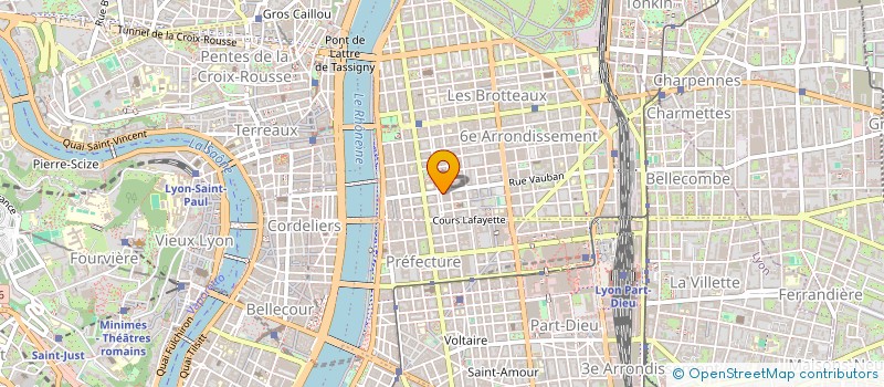 localisation de l'entreprise CENTRALE HYDROELECTRIQUE DE PEYRUSSE  LYON