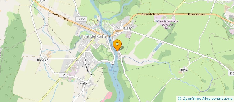 localisation de l'entreprise CENTRALE HYDROELECTRIQUE DU DAIM  PATORNAY