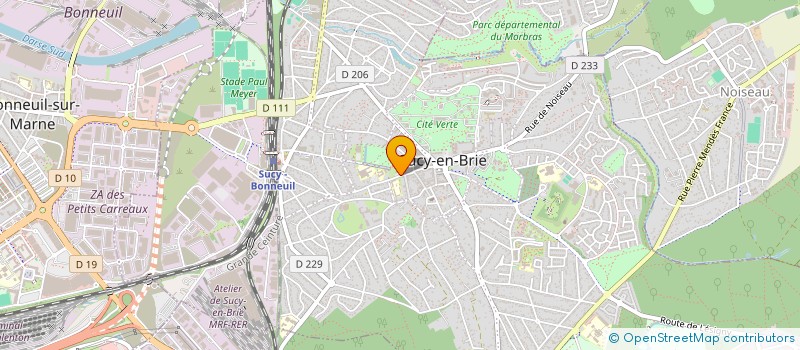 localisation de l'entreprise CENTRALE INTERVENTIONS MULT.ET ECONOM. à SUCY-EN-BRIE