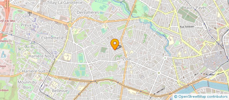 localisation de l'entreprise CENTRALE PABOEUF à NANTES