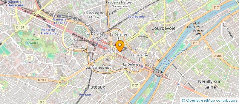 localisation de l'entreprise CENTRALE PHOTOVOLTAIQUE DE LA ZONE DE DESSERREMENT DE STRASBOURG  NANTERRE