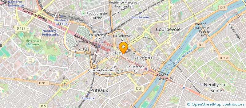 localisation de l'entreprise CENTRALE PHOTOVOLTAIQUE DE RAISSAC-SUR-LAMPY  NANTERRE