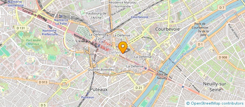 localisation de l'entreprise CENTRALE PHOTOVOLTAIQUE DE SAINT-CASSIEN  NANTERRE