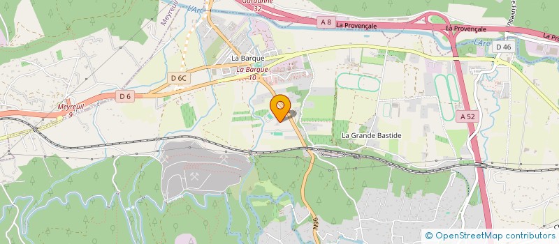 localisation de l'entreprise CENTRALE PHOTOVOLTAIQUE DES FONTANELLES  FUVEAU