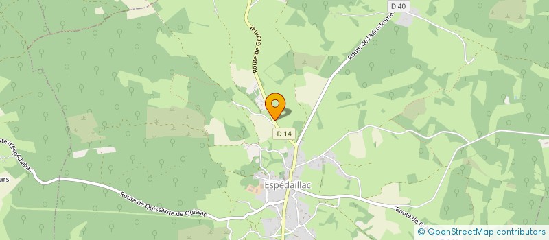 localisation de l'entreprise CENTRALE PHOTOVOLTAIQUE PVEOLE 12  ESPEDAILLAC